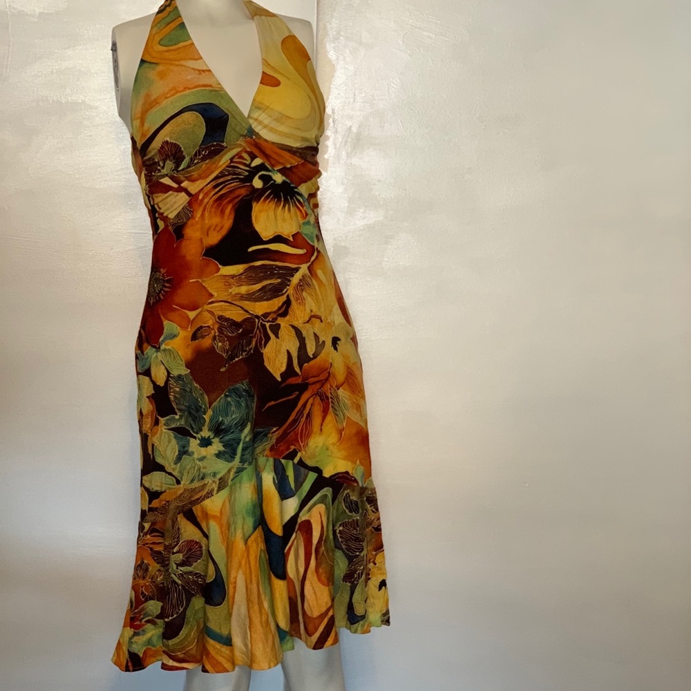 Halter top Sleeveless body-con dress